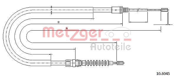 Handremkabel Metzger 10.6045