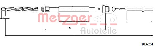 Handremkabel Metzger 10.6201