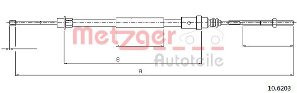Handremkabel Metzger 10.6203