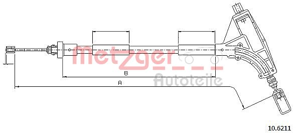 Handremkabel Metzger 10.6211