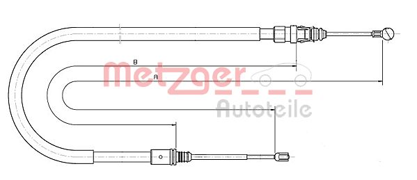 Handremkabel Metzger 10.6224