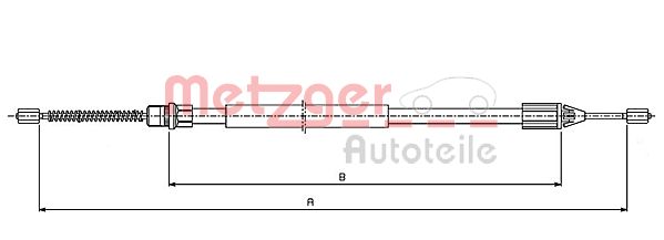 Handremkabel Metzger 10.6543