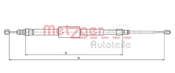 Handremkabel Metzger 10.6688
