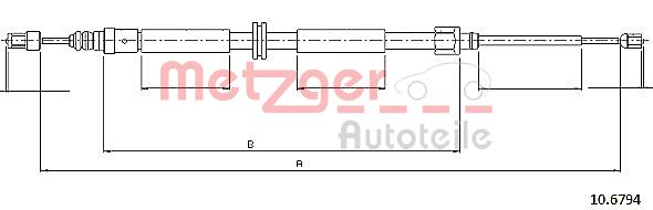 Handremkabel Metzger 10.6794