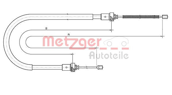 Handremkabel Metzger 10.6892