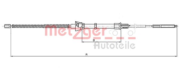 Handremkabel Metzger 10.7136