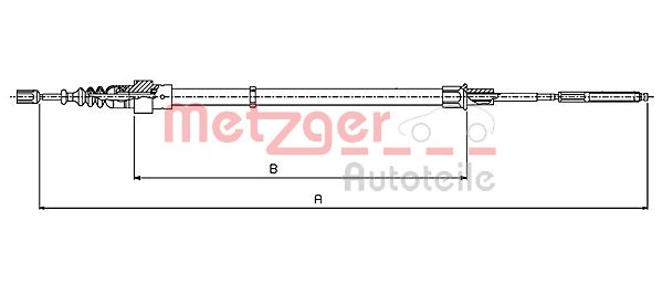 Handremkabel Metzger 10.7137