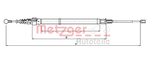 Handremkabel Metzger 10.7139