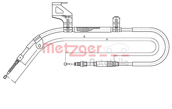 Handremkabel Metzger 10.7482