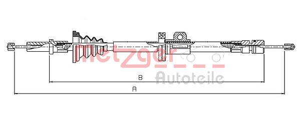 Handremkabel Metzger 10.8062