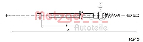 Handremkabel Metzger 10.9463