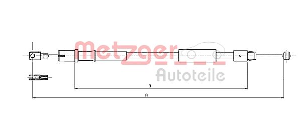 Handremkabel Metzger 10.9836