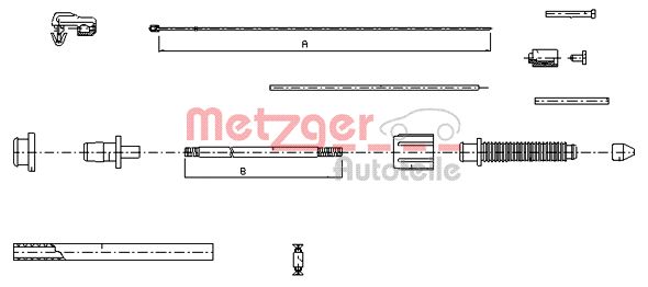 Gaskabel Metzger 10.0382