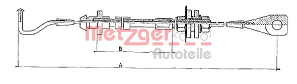 Gaskabel Metzger 10.090