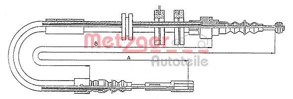 Handremkabel Metzger 10.4091