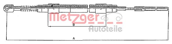 Handremkabel Metzger 10.423