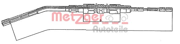 Handremkabel Metzger 10.425