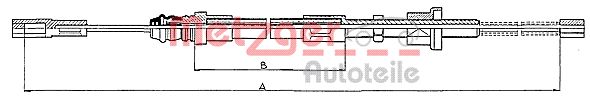 Handremkabel Metzger 10.471