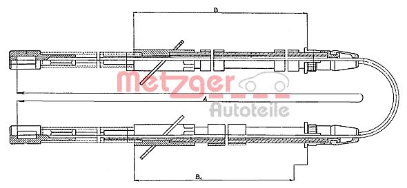 Handremkabel Metzger 10.562