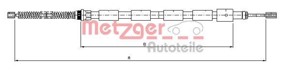 Handremkabel Metzger 10.602