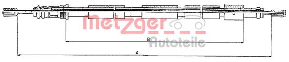 Handremkabel Metzger 10.6021