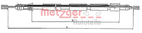 Handremkabel Metzger 10.6022