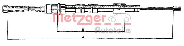Handremkabel Metzger 10.6024