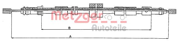 Handremkabel Metzger 10.6025