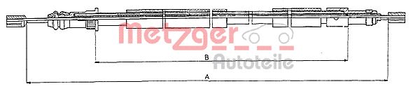 Handremkabel Metzger 10.6026