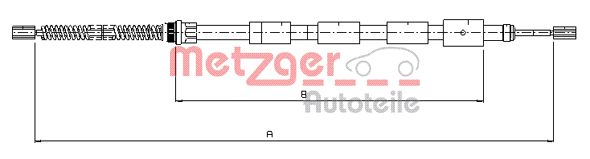Handremkabel Metzger 10.645