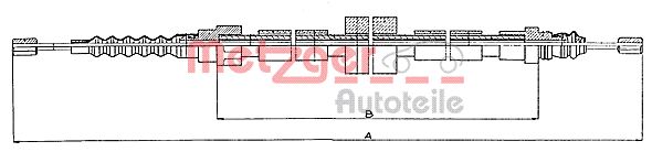 Handremkabel Metzger 10.679