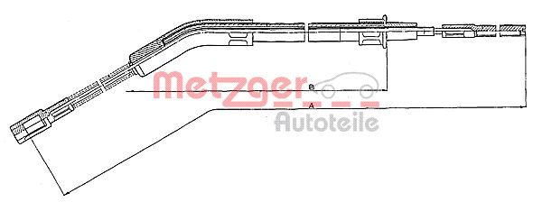 Handremkabel Metzger 10.702