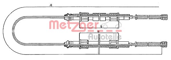 Handremkabel Metzger 10.713