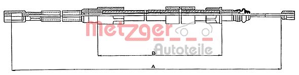 Handremkabel Metzger 10.7211