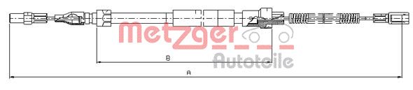 Handremkabel Metzger 10.7383