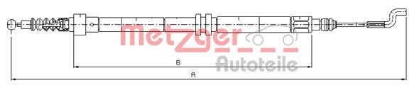 Handremkabel Metzger 10.7392