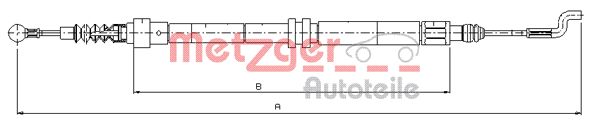 Handremkabel Metzger 10.7393