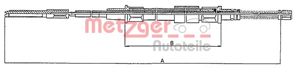 Handremkabel Metzger 10.7402