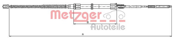 Handremkabel Metzger 10.7405