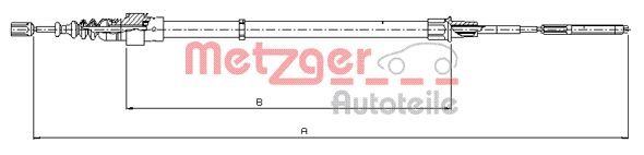Handremkabel Metzger 10.7406