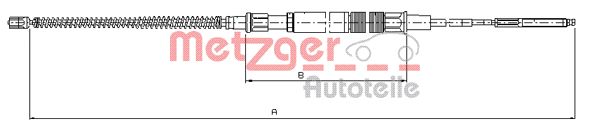 Handremkabel Metzger 10.7409
