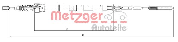 Handremkabel Metzger 10.7410