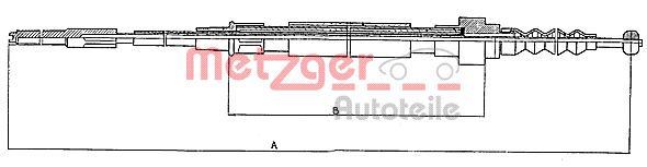 Handremkabel Metzger 10.742