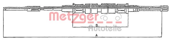 Handremkabel Metzger 10.743