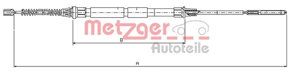 Handremkabel Metzger 10.7431