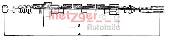 Handremkabel Metzger 10.746