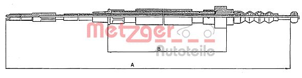 Handremkabel Metzger 10.7471