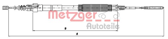 Handremkabel Metzger 10.7481
