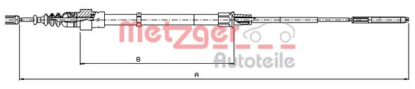 Handremkabel Metzger 10.7491