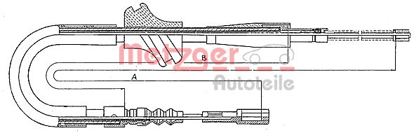 Handremkabel Metzger 10.753